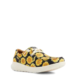 Ariat Ladies Hilo Sunflower Skies Slip On Shoes 10042513