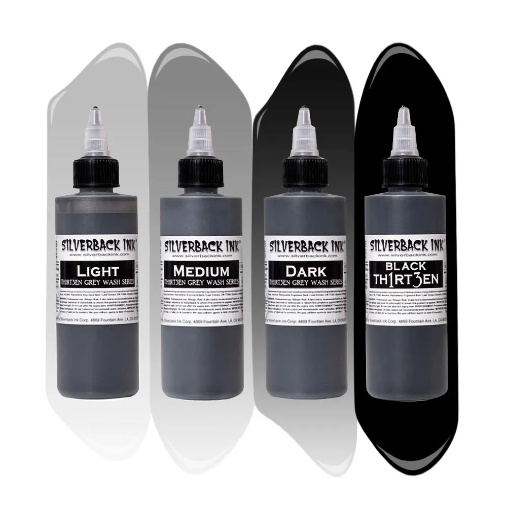 Black Th1rt3en Series — Silverback Ink — 4oz Sample Set