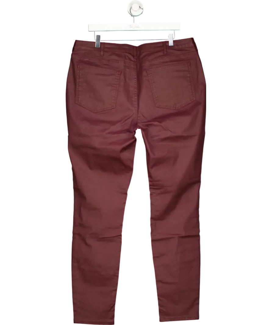 Boden Red The Brighton Biker Skinny Jeans UK 20