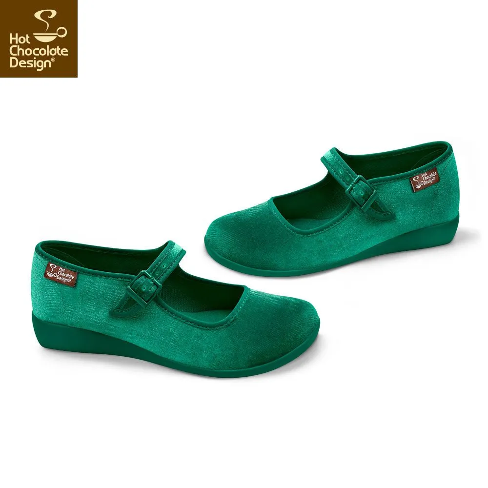 Chocolaticas® ABSINTHE Women's Mary Jane Flat