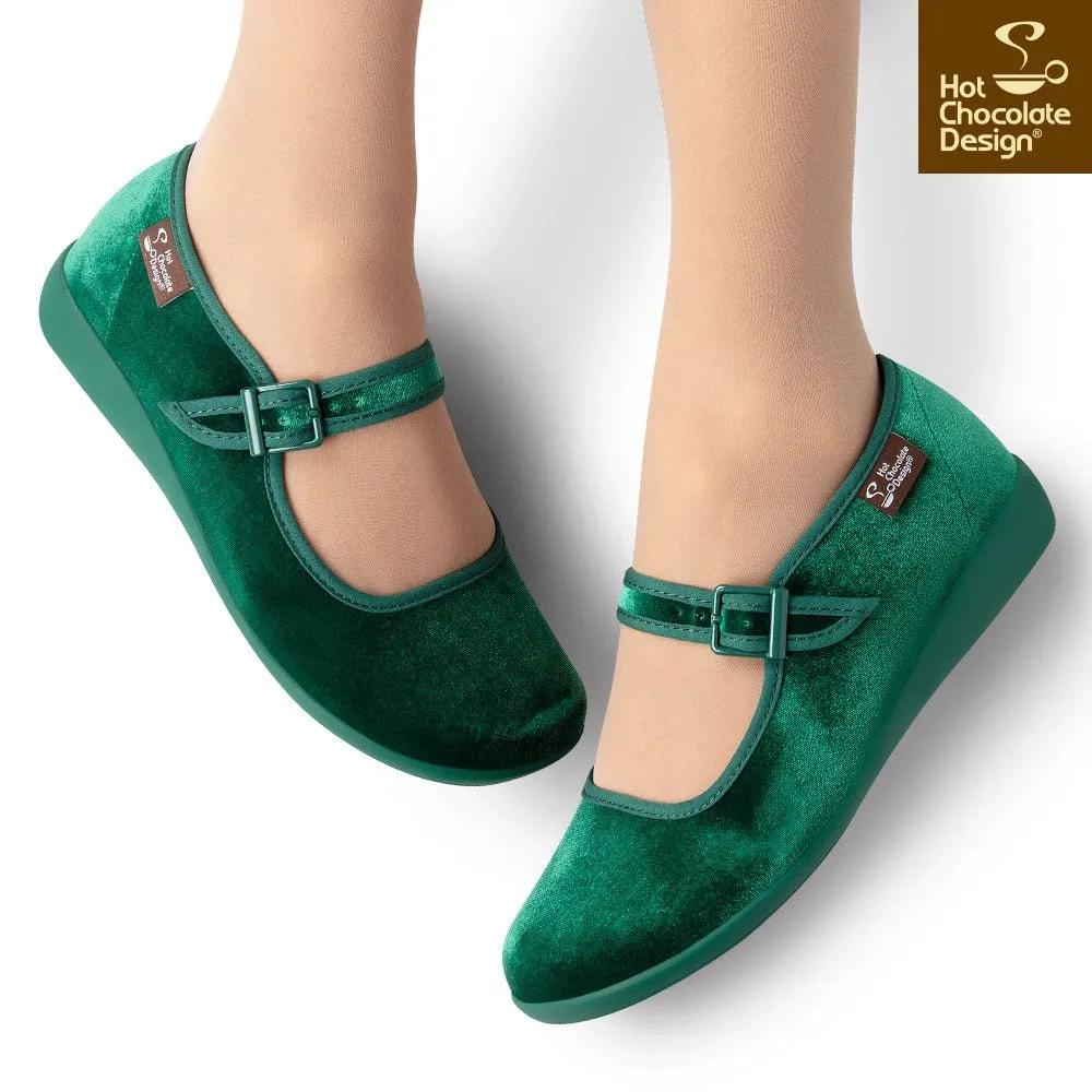 Chocolaticas® ABSINTHE Women's Mary Jane Flat