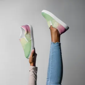 Cloudy Genderfae Slip-on Canvas Shoes (Fem Sizing)