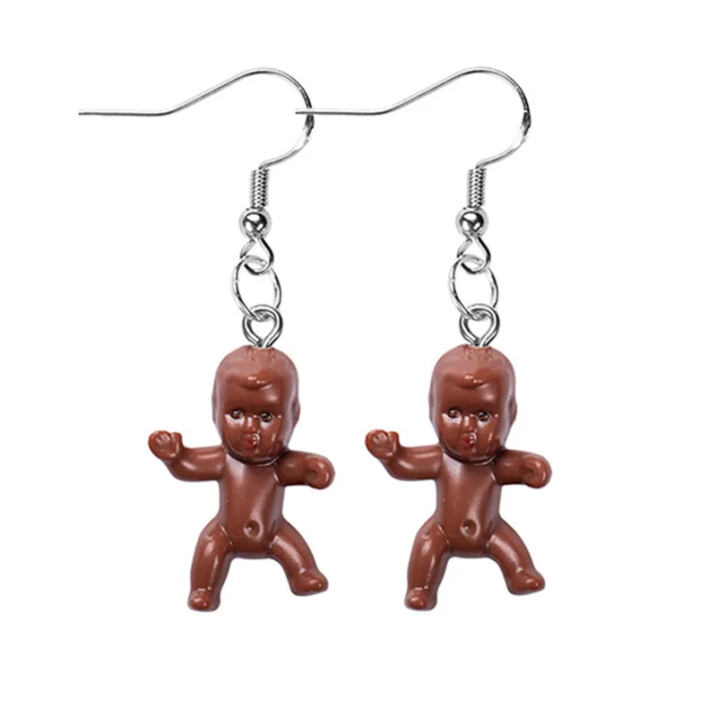 Colored Baby Earbob Earrings