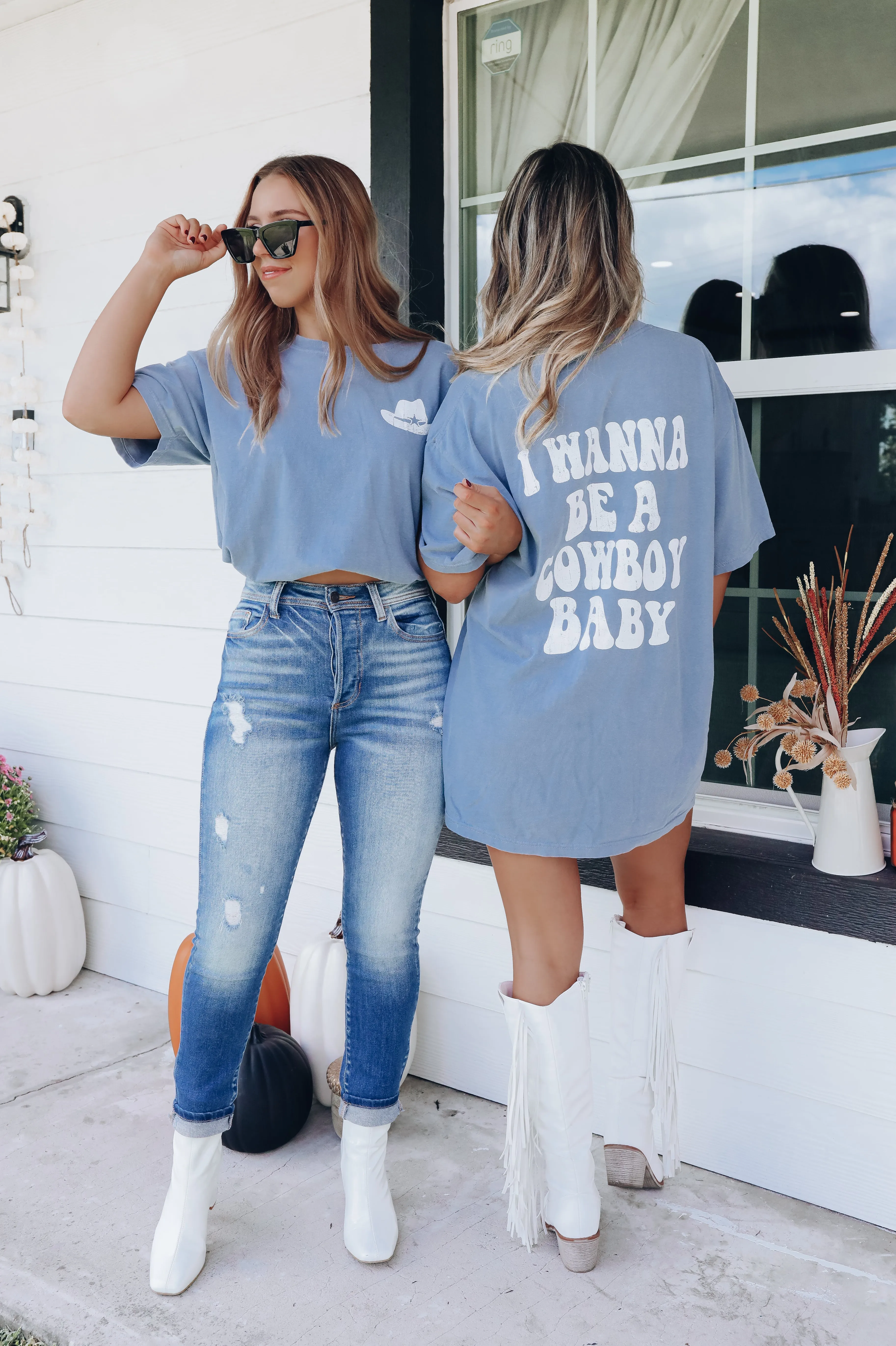 Cowboy Baby Graphic Tee - Blue