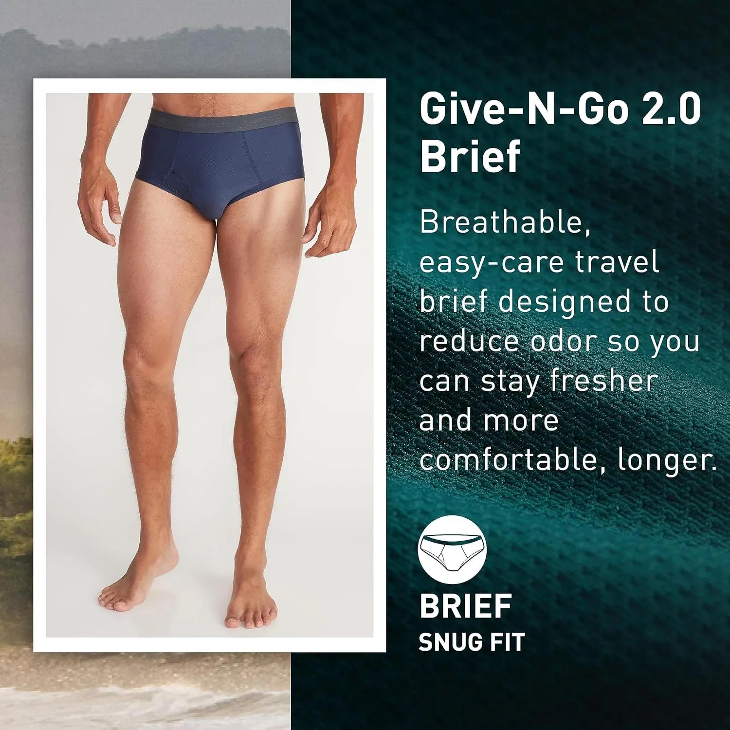 ExOfficio Men??s Give-N-Go 2.0 Brief Underwear