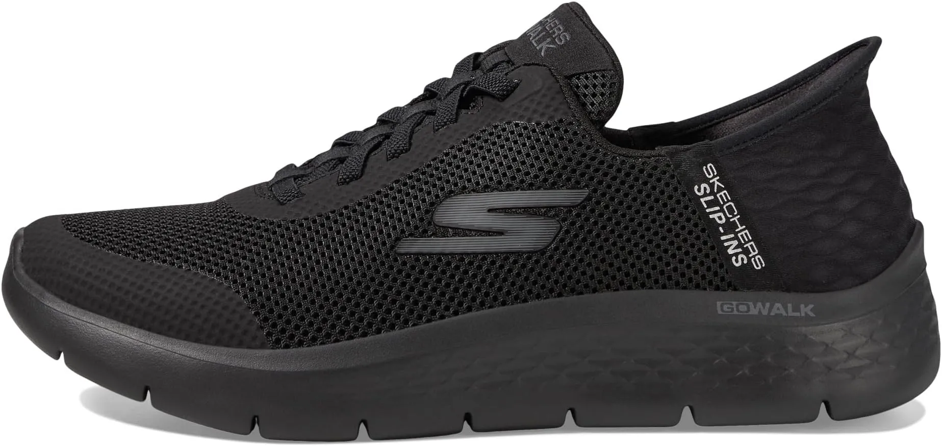Go Walk Flex - Hands Up Hands Free Slip-Ins SKECHERS Performance Sneakers, Black/Black