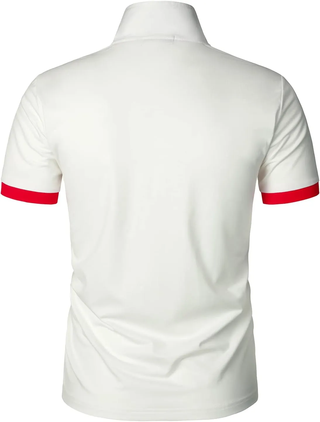 HOOD CREW Men??s Classic Polo Shirt Short Sleeve Shirts Lightweight Casual Tops