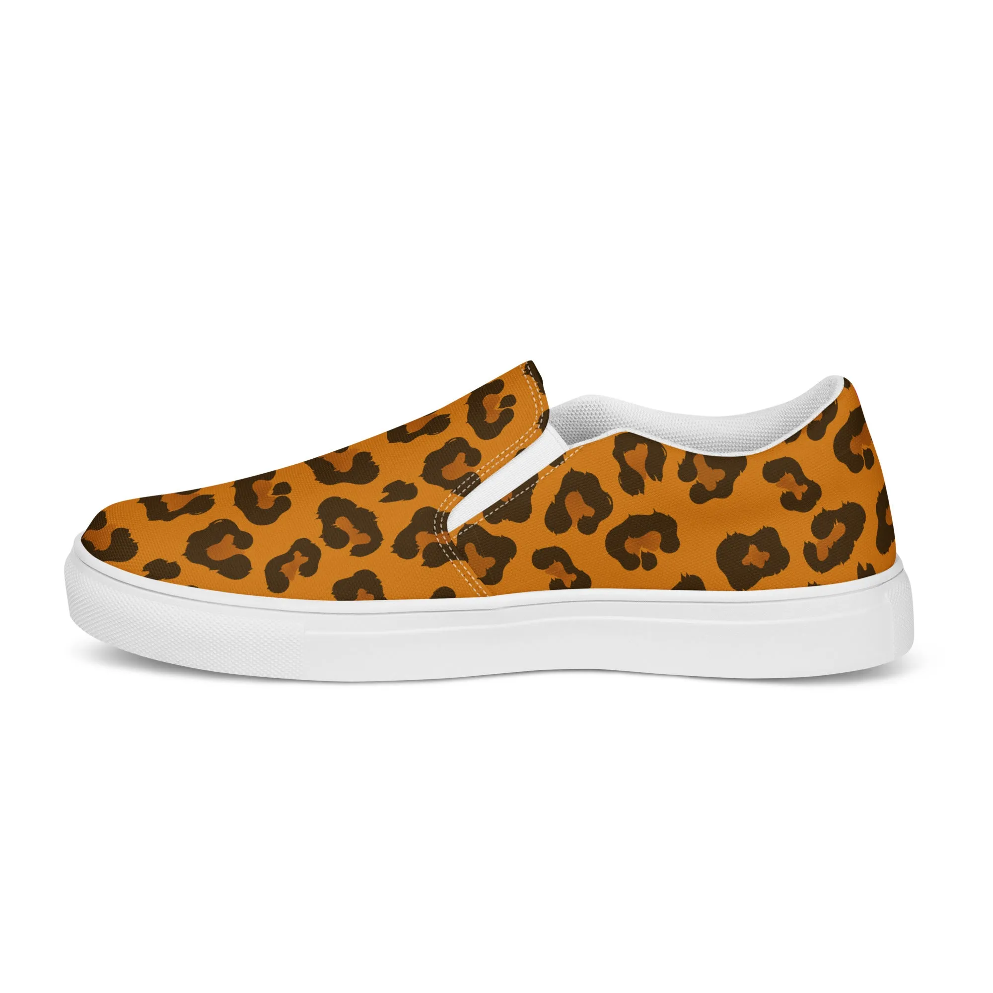 Leopard Print Rainbow Slip-on Shoes (female sizes)