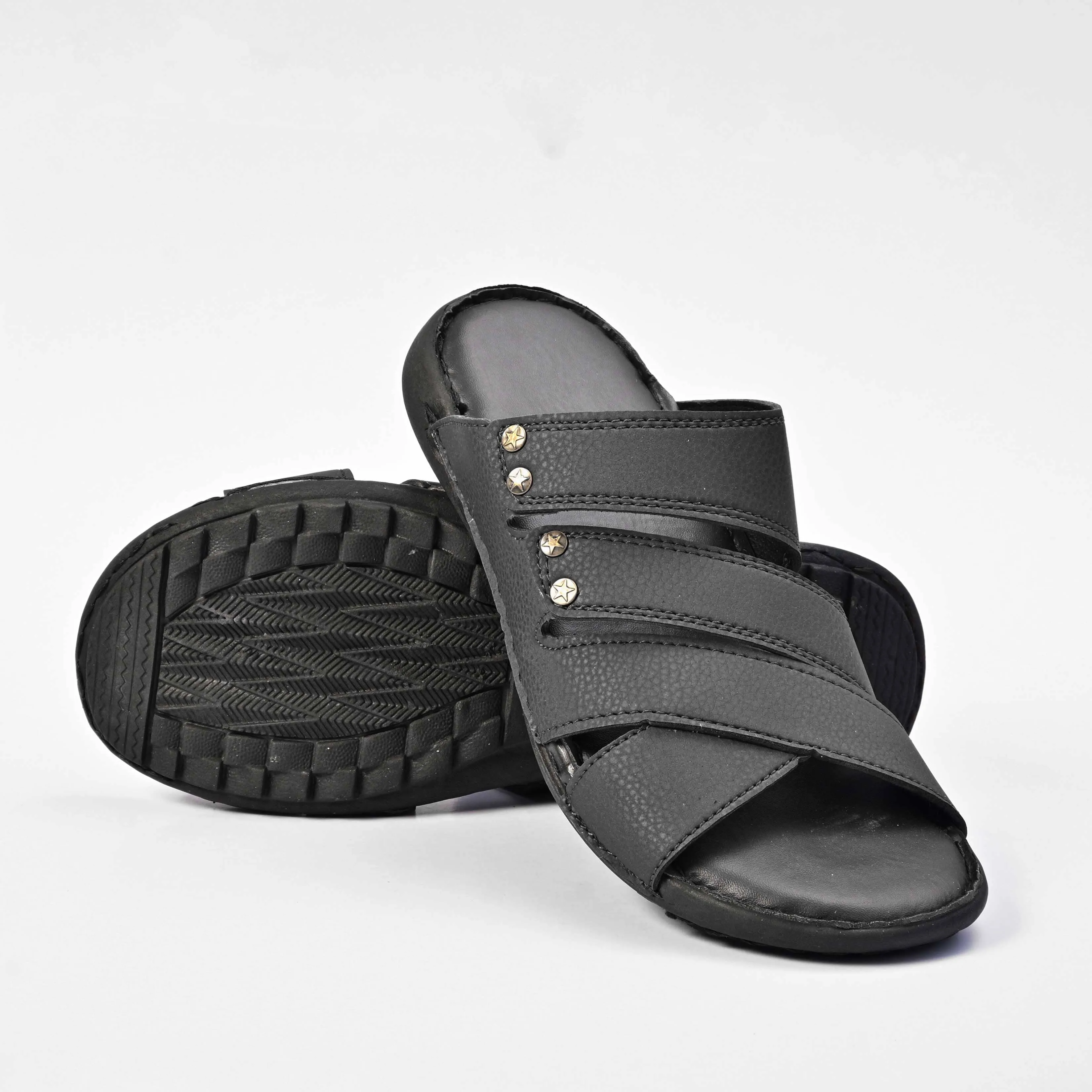 Men's Strap Style Padded Sole PU Leather Chappal