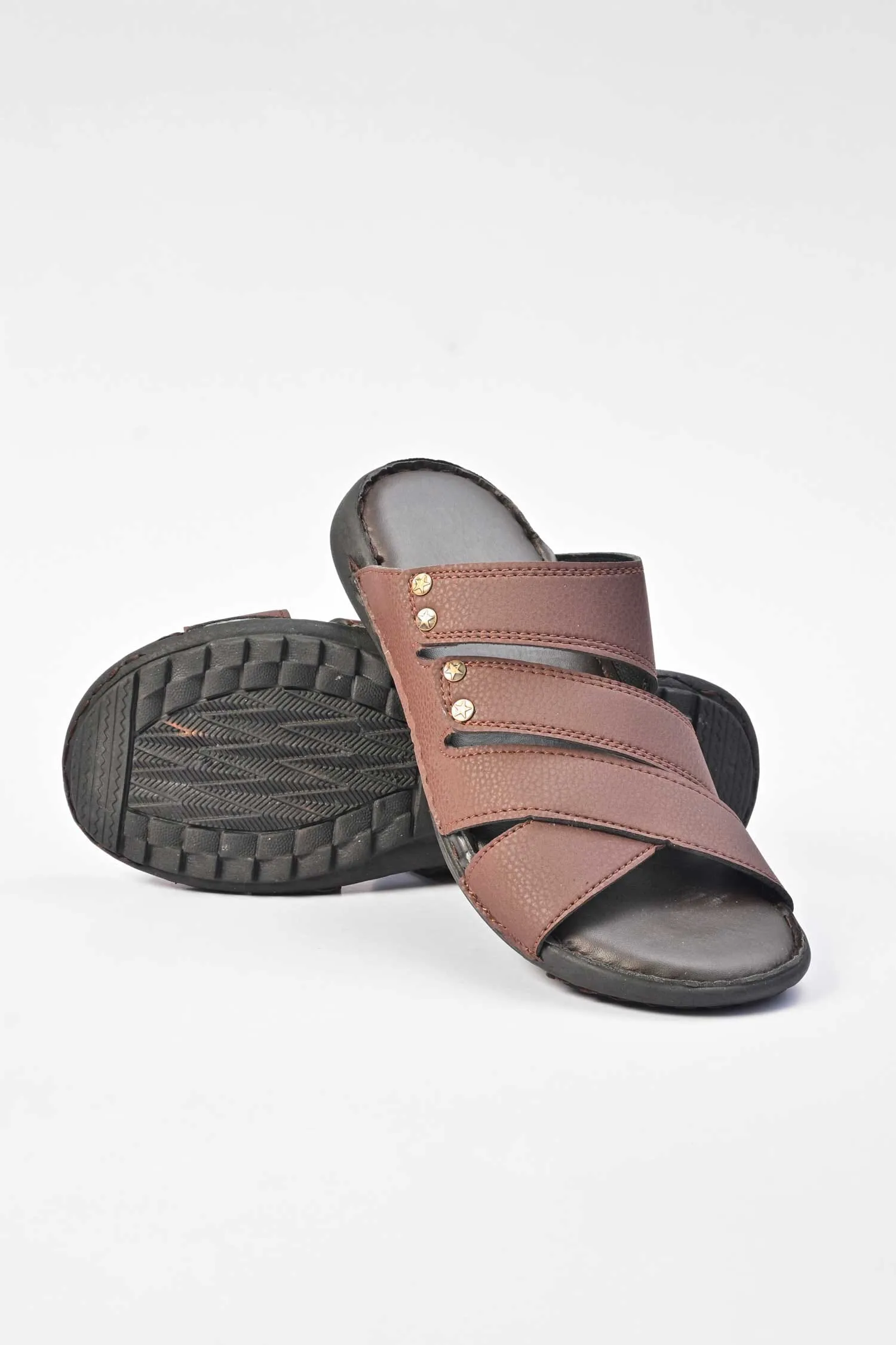 Men's Strap Style Padded Sole PU Leather Chappal