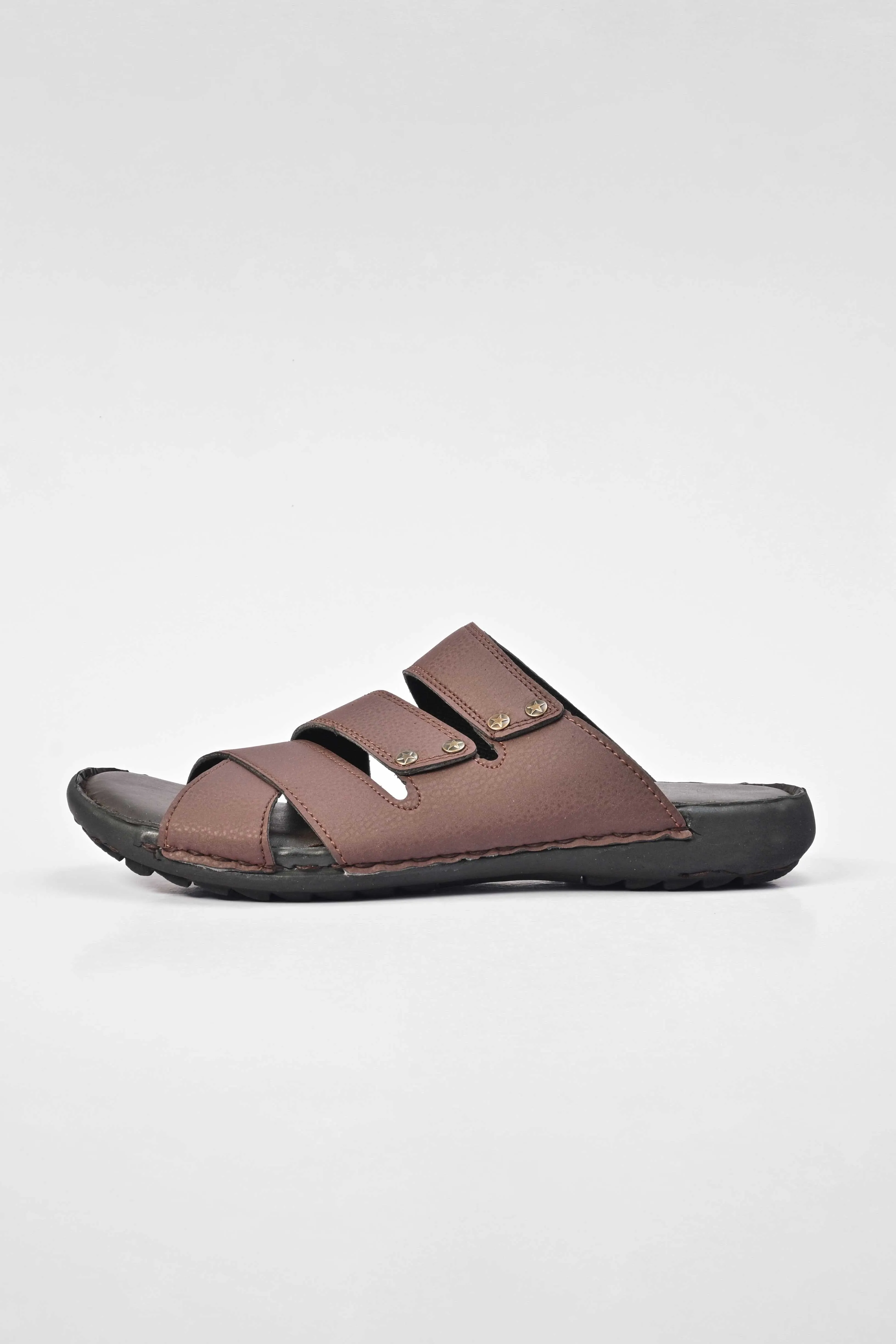 Men's Strap Style Padded Sole PU Leather Chappal