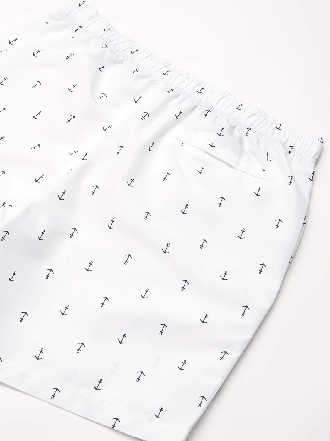 Nautica Men's Standard Quick Dry All Over Classic Anchor Print Swim Trunk