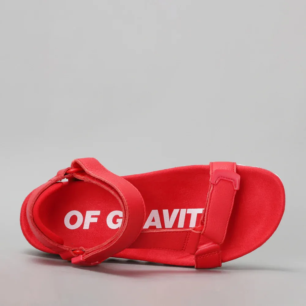 Rollie Sandal Tooth Wedge - Fiesta Red