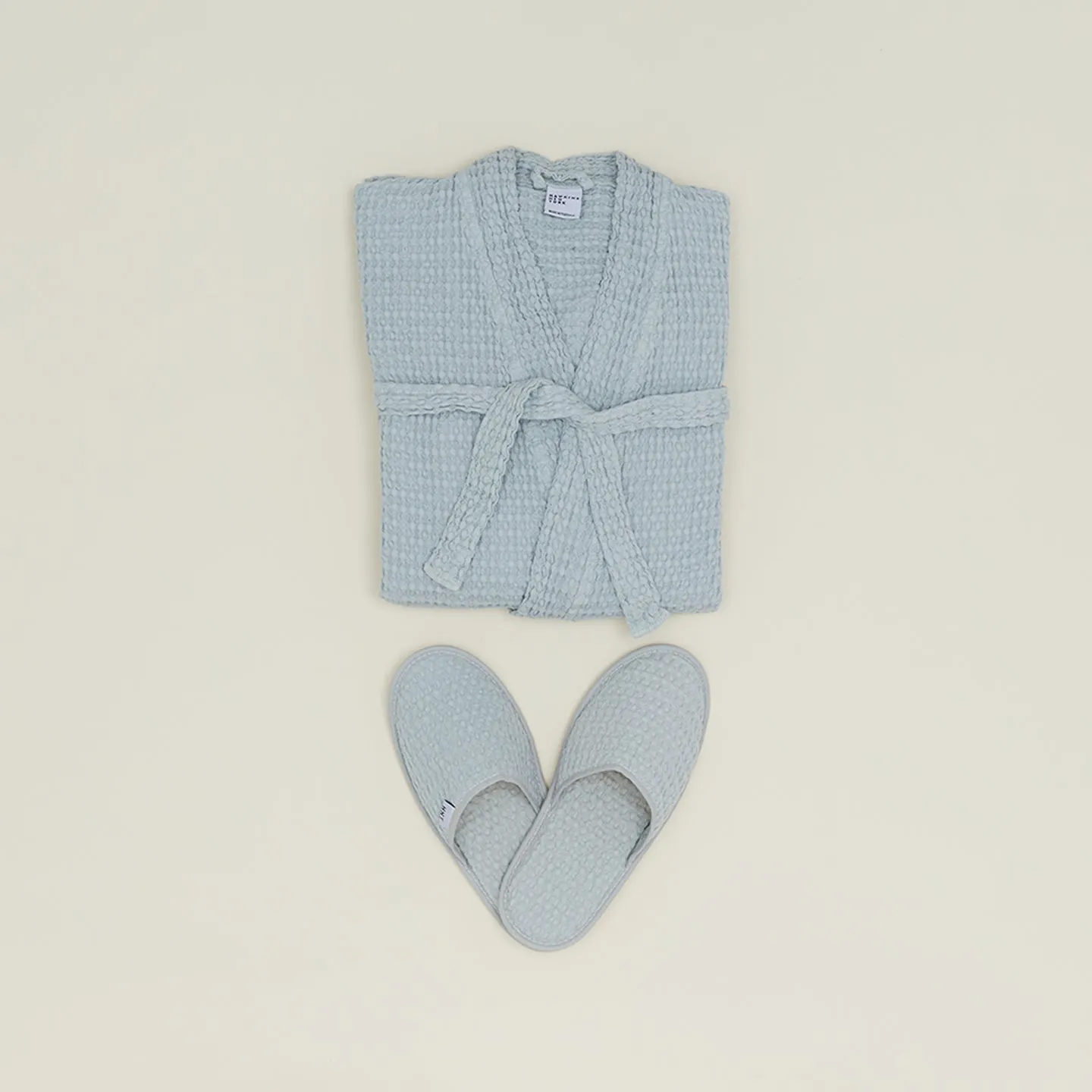 Simple Waffle Slippers - Sky