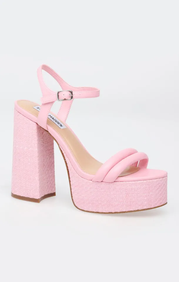 Steve Madden Tiera Platform Heel ~ Pink Multi